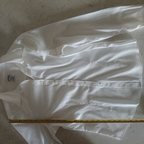 Brooks Brother's Women's 6 white cotton fitted button down up shirt blouse - Picture 11 of 16